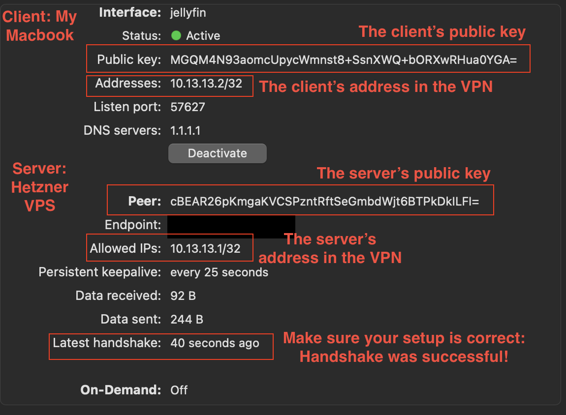 WireGuard Client Config